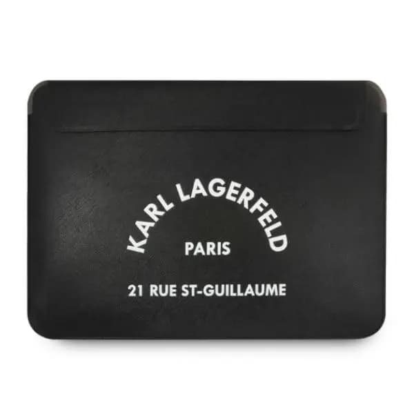 Karl Lagerfeld Sleeve KLCS133RSGSFBK 13\" sort/sort Saffiano RSG