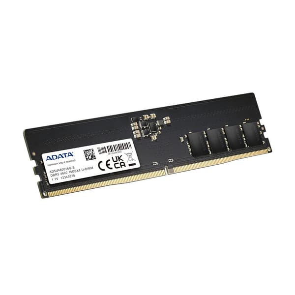 ADATA hukommelse - modul - 16 GB - DIMM 288-pin - 4800 MHz / PC5-38400 - ubufferet