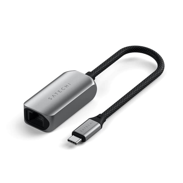 Satechi Ethernet USB-C / 2.5 Gigabit Ethernet-adapter rymdgrå