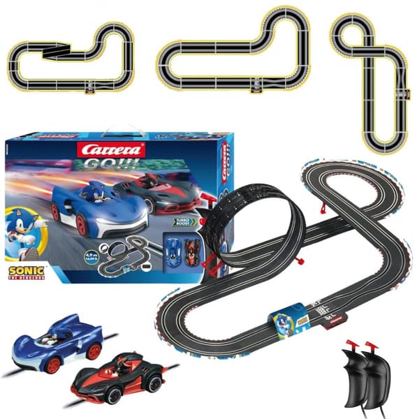 Carrera GO!!! Sonic the Hedgehog Sonic + Shadow Racerbane