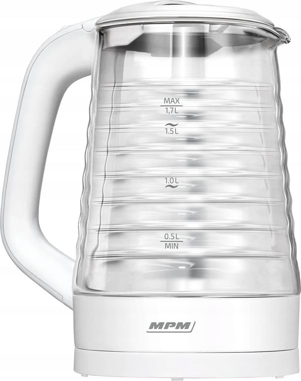 Sladdlös vattenkokare i glas MCZ-124 MPM