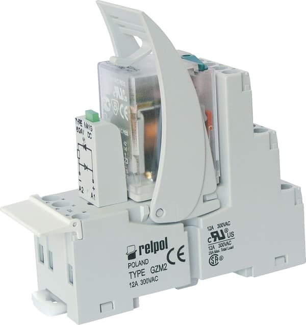Relpol Interface Relæ 2P 12A 12V DC LED PIR2-012DC-00LD (854794)