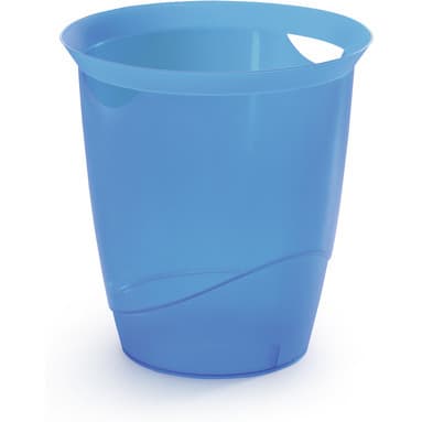 Papperskorg Durable Trend 16L blå transparent (1701710540)