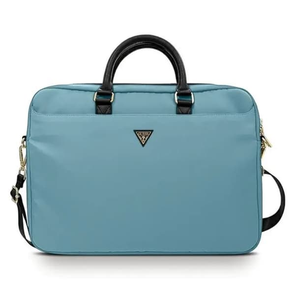 Guess Laptopväska GUCB15NTMLLB 16\" Blå Nylon Triangle Logo