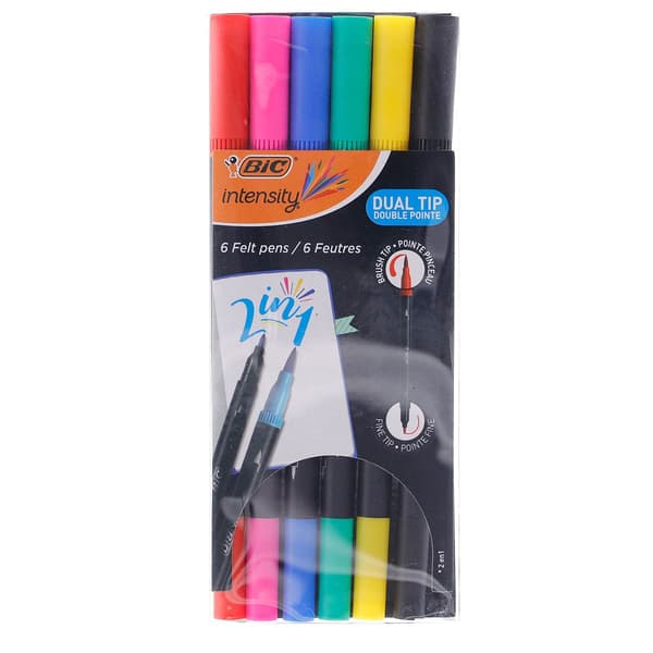 FILTPENNOR 2ST 6FÄRG BC INTENSITY FODRAL