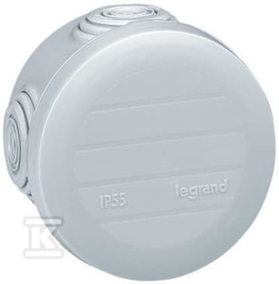 Plexo55 dåse n/t plast grå H40O60 4w. 092001