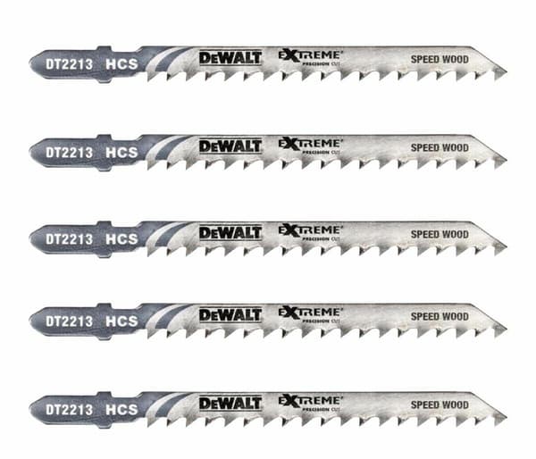 Dewalt-sahanterät XPC T-pidike 5kpl - DT2213