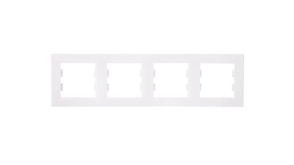 Schneider Electric firedobbelt ramme Aspora hvid EPH5800421