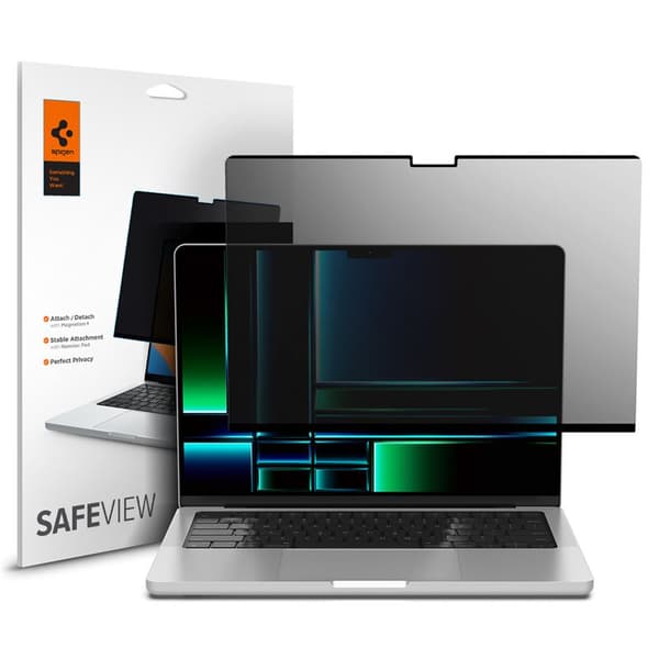 Spigen SafeView 1 kpl - MacBook Pro 14\" M3 2024/M2 2023/M1 2021