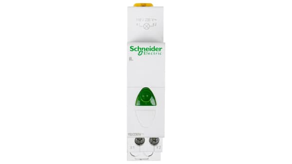 Schneider Modulär ljusgrön 110-230V AC IIl A9E18321