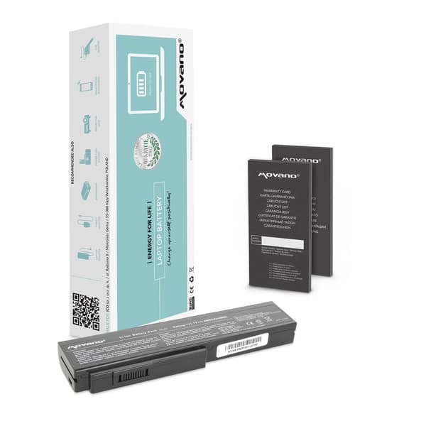 Movano batteri til Asus M50, N61 notebook (10.8V-11.1V) (4400 mAh)