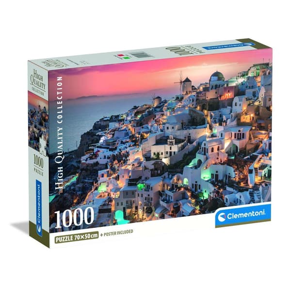 Puslespil Clementoni Santorini 39933, 1000 brikker