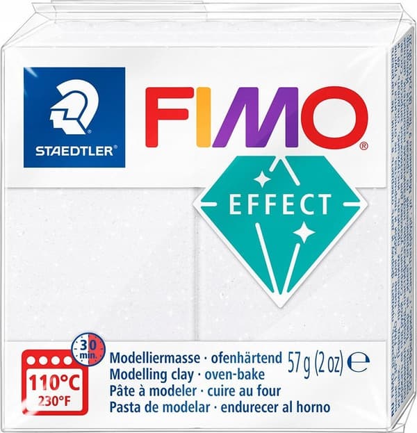 Fimo Effect Termohärdande Vikt 57g vit