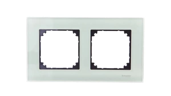Merten M-Elegance Dobbelt glasramme smaragd MTN404204