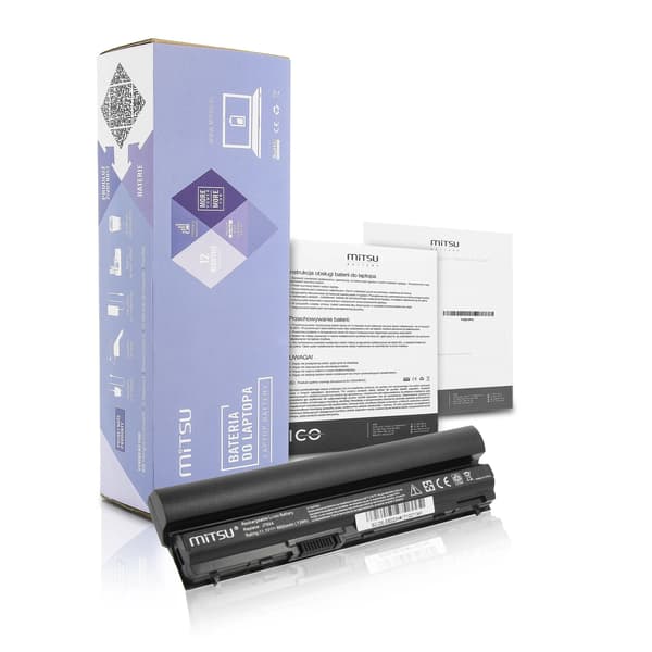 Mitsu-batteri til Dell Latitude E6220, E6320 Notebook (10.8V-11.1V) (6600 mAh)