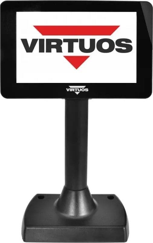 Virtuoso 7\" LCD Brugerdefineret farveskærm Virtuos SD700F, USB, Sort