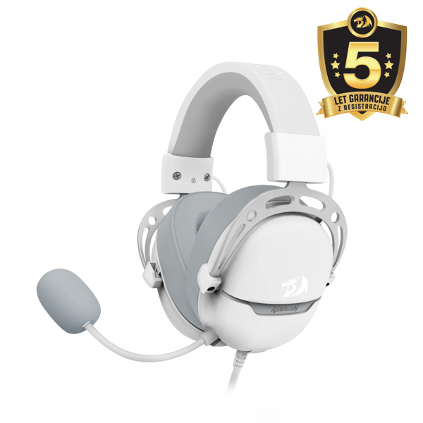 HEADSET - REDRAGON AURORA H376WG TRÅDBUNDEN VIT
