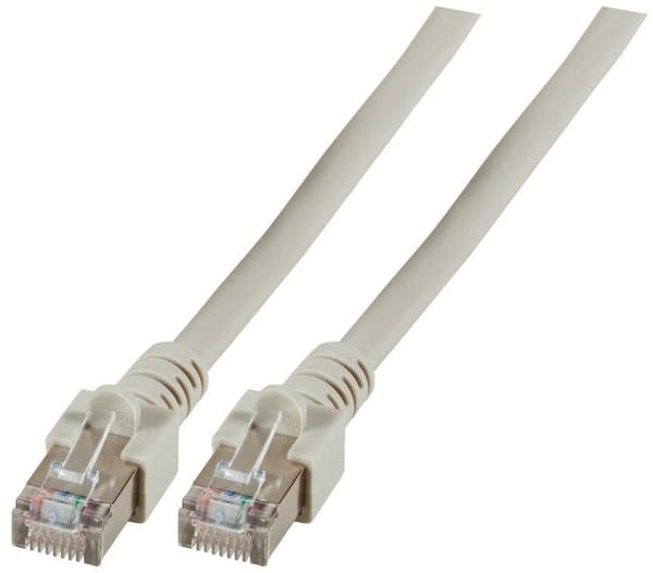 Patchkabel SecurityNet SF/UTP kat.5e grå 0,5m PVC PC-5ESFTPPVC-GY0.5