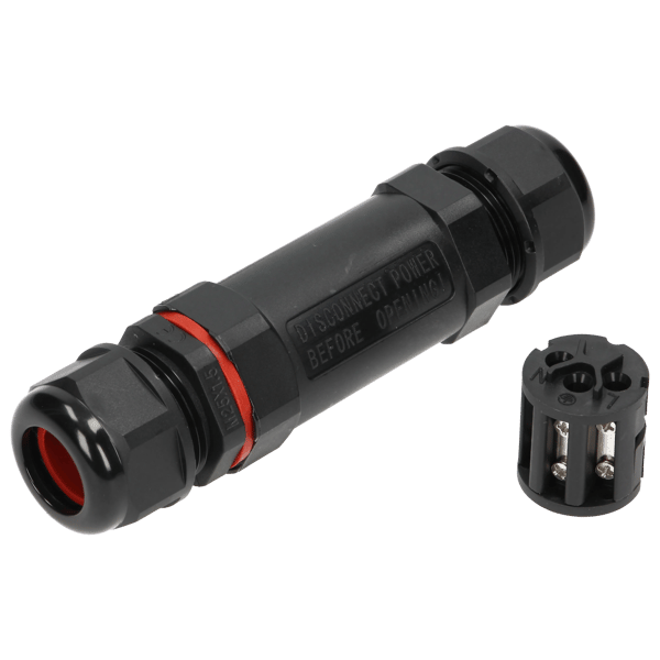 Suora kaapeliliitin IP68, M25, 3x6mm², 450V/30A
