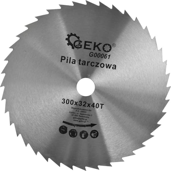 PYÖRÖSAHA 300x32mm 40-ZEBS ILMAN WIDIA-TERÄÄ