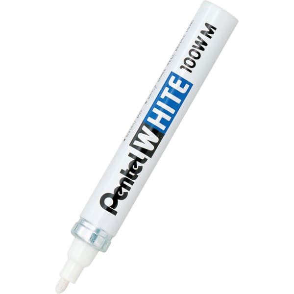 Pentel Oliemarkør Hvid 100w M