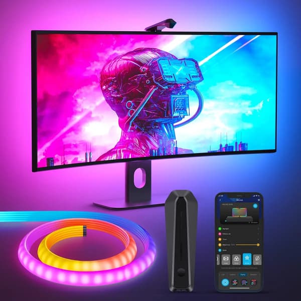 Govee H604B Dreamview G1; LED-belysning; RGBIC, Wi-Fi, Alexa, Google