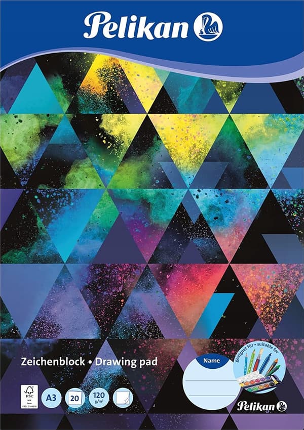 Pelican Pelican Tegneblok DIN A3 120g/m2 20 ark