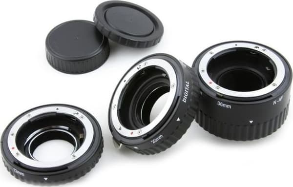 Konverter MeiKe Ringe Sort Makro Af Metal til Nikon [ai/ais/af] - Automation
