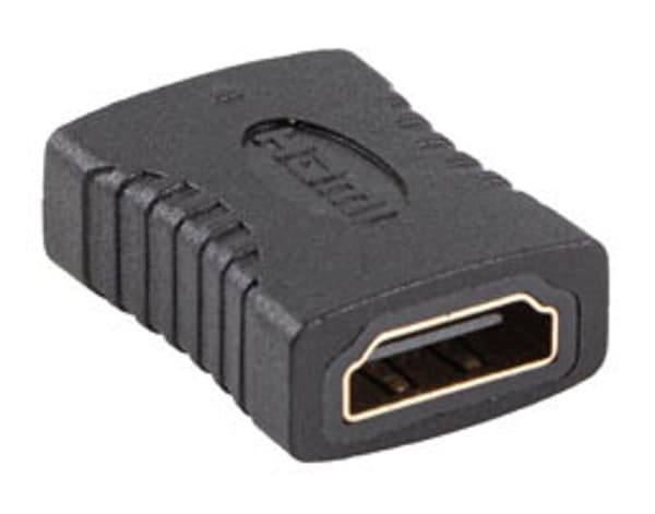 Sovitin HDMI (F) -HDMI (F) 4K tynnyri musta