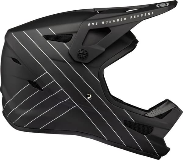 100% Fullfacehjelm STATUS DH/BMX Essential Sort str. XL (61-62 cm)