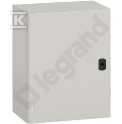 Metalkabinet ATLANTIC 800x600x250 IP66 med plade 036931