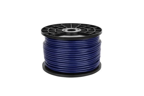 Stereo mikrofonkabel 6mm blå