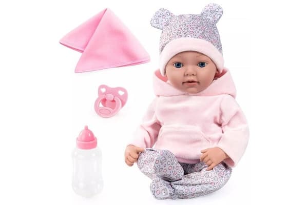 Reborn Baby docka 38cm med tillbehör