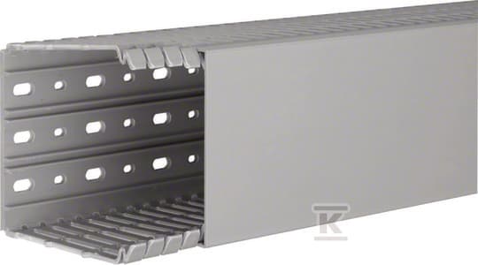 tehalit Kanal comb BA7 100x100mm PVC grå BA7100100/2m/