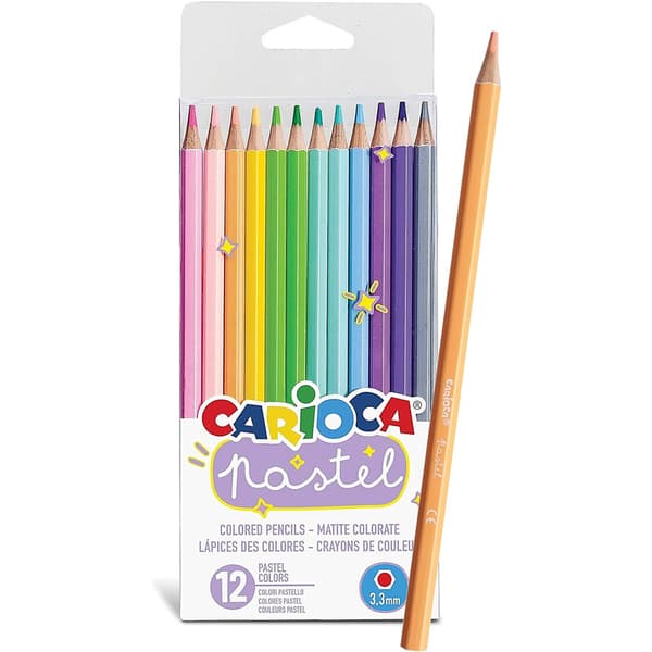 Pastelblyanter 12 farver CARIOCA