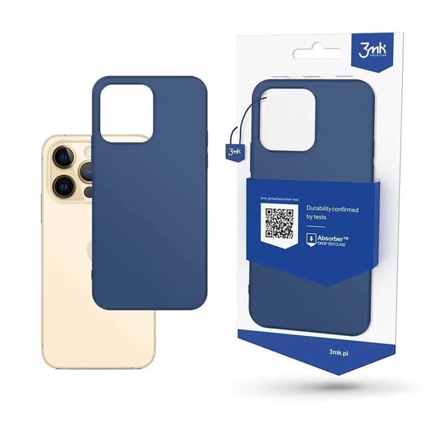 Fodral till iPhone 13 Pro från 3mk Matt Case-serien - blå