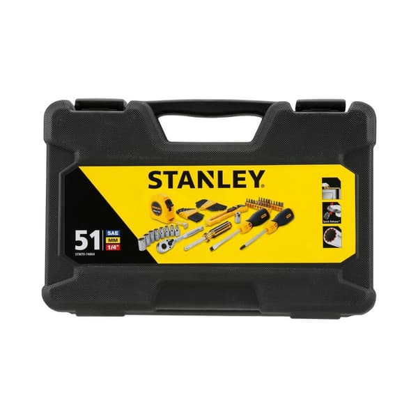 STANLEY VÆRKTØJSSÆT 51 dele I KASSETTE