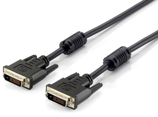 Cable Equip DVI-D - DVI-D 5m sort (118935)