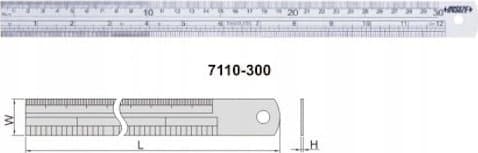 INSIZE MITTAUS MET.MLPD P-300 MM/8\".