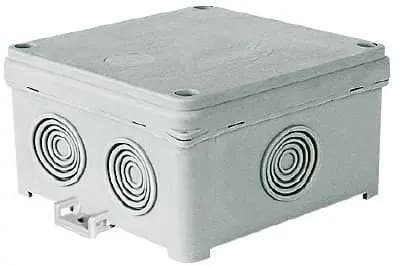 Simet dåse n/t lavet af IP54 90x90mm grå 35220002