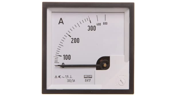 Lumel Analog Array Amperemeter 300/600A för 300/5A 72x72mm Strömbrytare (EA17N F42000000000)
