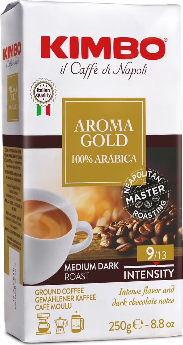 Kimbo Formalet Kaffe 250 g KIMBO 100% Arabica (03KIM002)