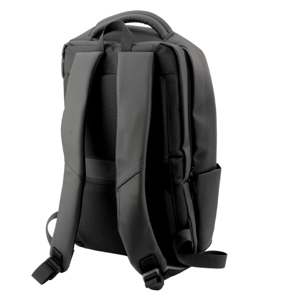 Stadsryggsäck USB Laptopficka Svart 16L 41cm