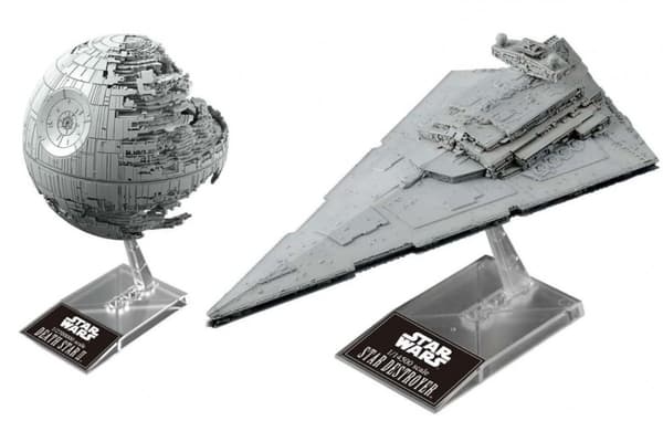 Plastmodel Star Wars Dødsstjernen og Imperietræet 1/14500