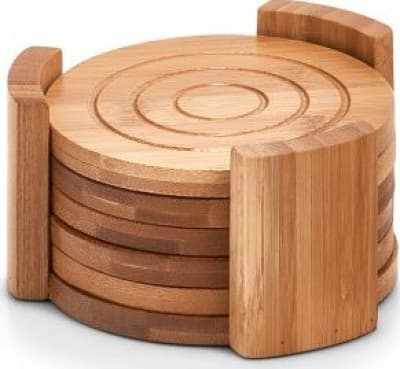 Zeller Zeller, Set med bambu-remdynor, 7 delar