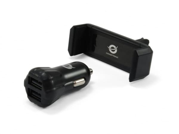 Conceptronic akkulaturi 2x USB-A 2 A (CUSBCAR2AKIT)