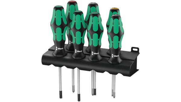 WERA 335/350/367/7 Rack skruetrækkersæt Kraftform