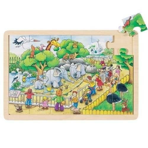 Puslespil 24 el W zoo tema, Goki 57808