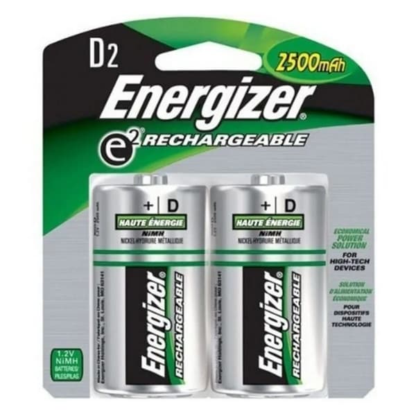Genopladelige batterier Energizer ENRD2500P2 HR20 D2 2500 mAh