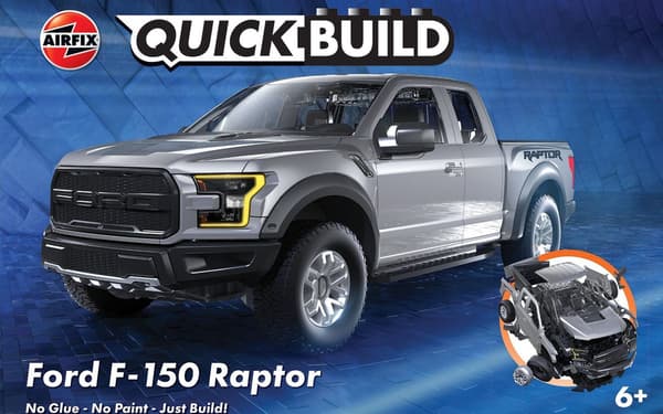 Airfix Airfix QUICKBUILD Ford F-150 Raptor - Grå